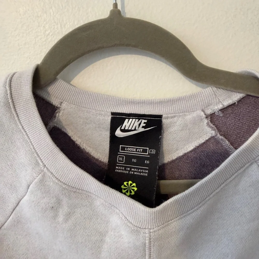 Nike girls Short Sleeve Sweatshirt dress‎ XL Loose Fit  French Terry Pocket
